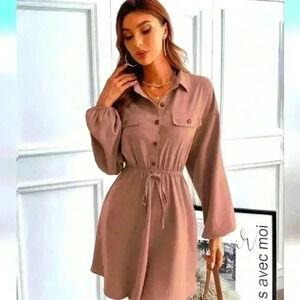 Dusty Rose Bebop Dress - size medium bnwot